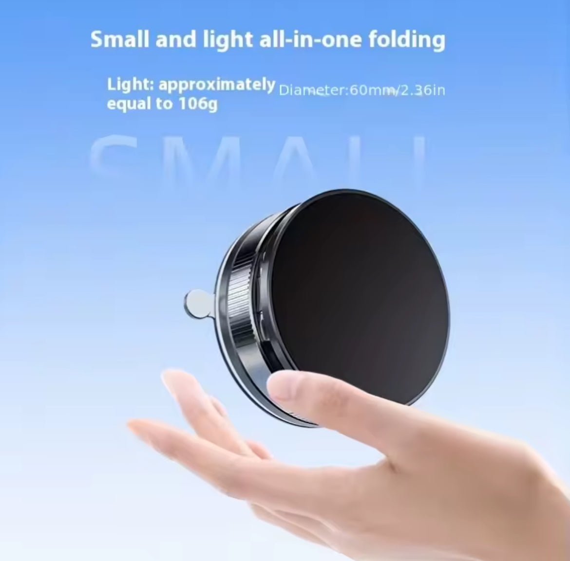 360- Degree Vacuum Sealed Strong Magnetic Foldable Phone Mount